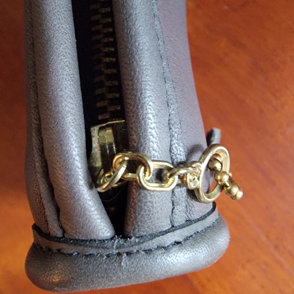 Vintage Coach Chunky Case EUC Gray Leather w hangtag and original sales tag 7165 - Picture 10 of 14